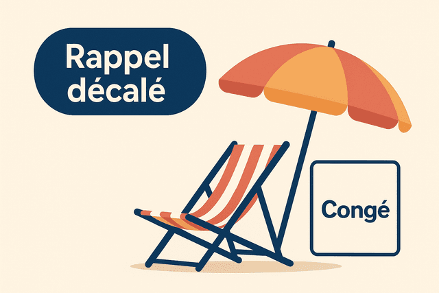 Ne plus jamais rater une échéance administrative, même pendant vos congés